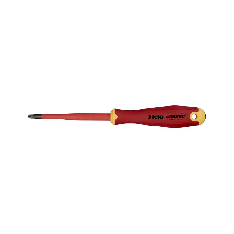 Felo - ERGONIC VDE E-Slim - Phillips-Schraubendreher mit 3K-Griff PH 2 x 100-