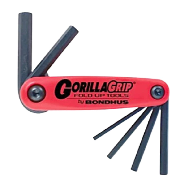 Bondhus GorillaGrip Klapphalter, Hex Metric 6-tlg. 3-10mm