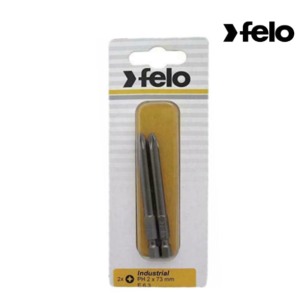 Felo - Industrie Bit E 6,3 Phillips PH 2 x 73 2-tlg. in Blister -