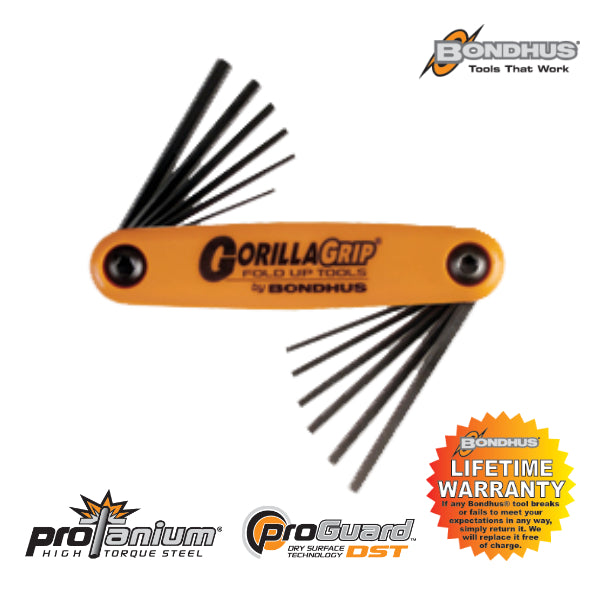 Bondhus GorillaGrip Universal Klapphalter HF12 Hex -  5/64-5/32 & 1.5-5mm