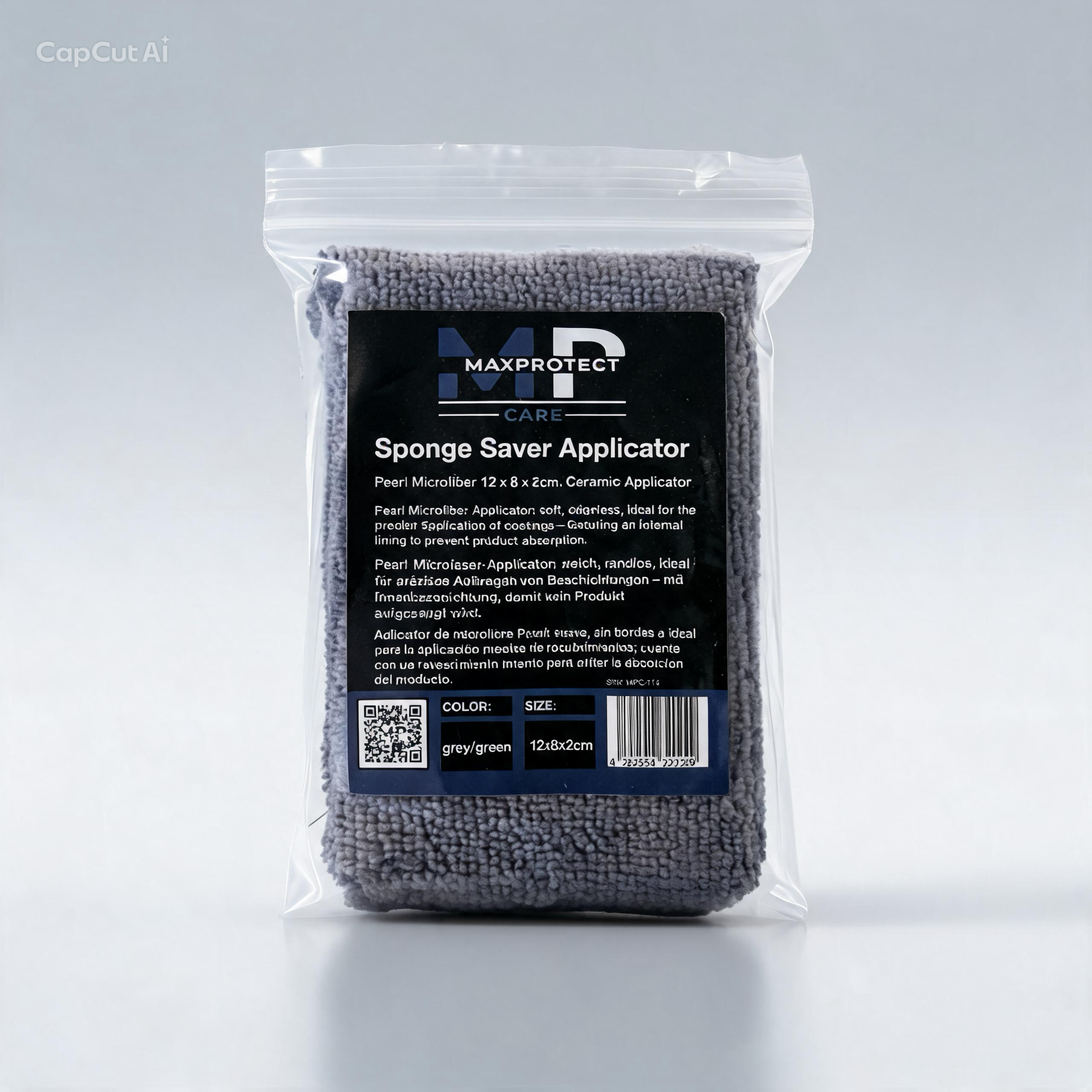 MPC-T14 Maxprotect Care - Pearl-Mikrofaser-Applicator, weich, randlos, mit Innenbeschichtung