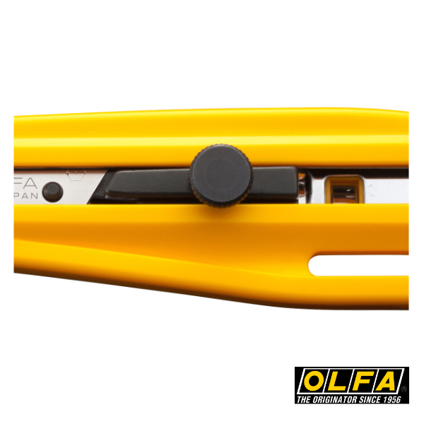 Olfa Cuttermesser 300 - 9mm - mit extra breiten Griff und Feststellrädchen