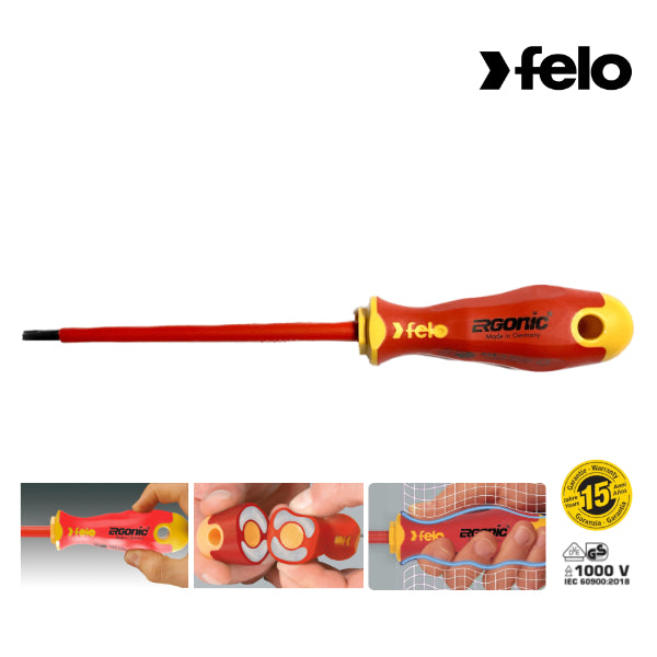 Felo - ERGONIC 418 VDE - TORX®-Schraubendreher mit 3K-Griff -Gr. TX 10 - 30