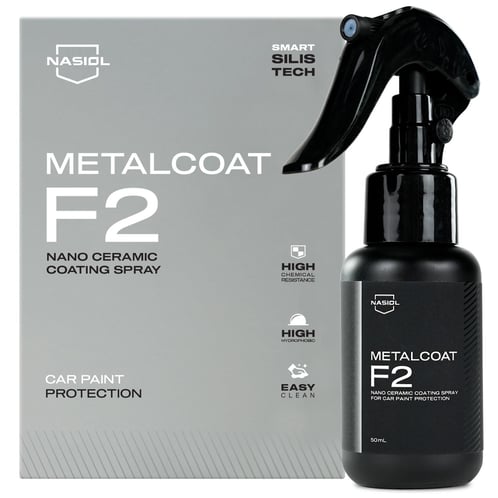 Nasiol MetalCoat F2 – Keramische Schnellversiegelung mit Easy-to-Use-Formel (50 ml)