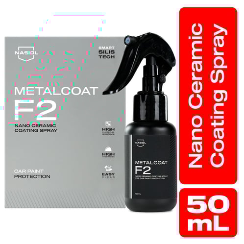 Nasiol MetalCoat F2 – Keramische Schnellversiegelung mit Easy-to-Use-Formel (50 ml)