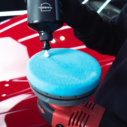 Nasiol Super Fine Cut Polierpad – 150 mm (blau) mit Air-Channel-System