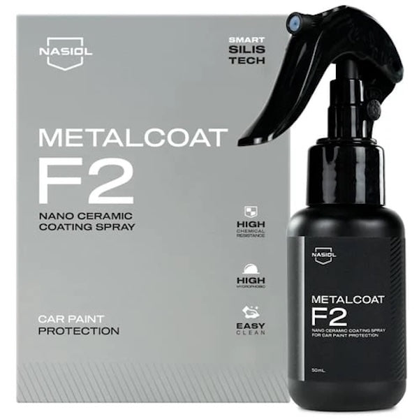 Nasiol MetalCoat F2 – Keramische Schnellversiegelung mit Easy-to-Use-Formel (50 ml)