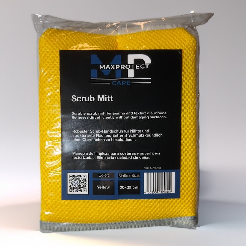 MPC-T08 Maxprotect Care - Scrub Mitt für Polster– Gelb