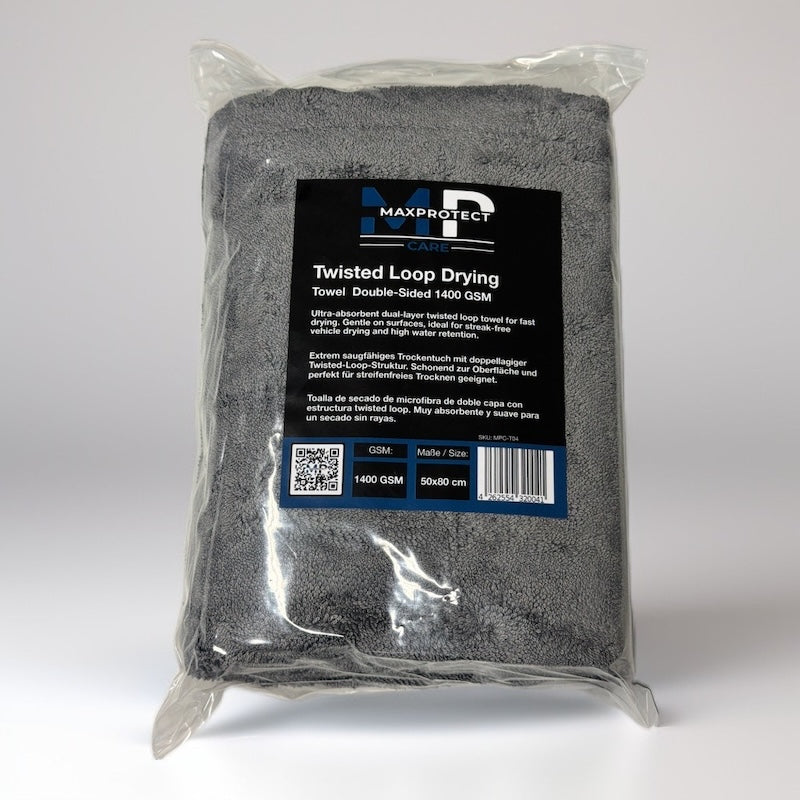 MPC-T04 - Maxprotect Care - Twisted Loop Microfiber Drying Towel – Double-Sided