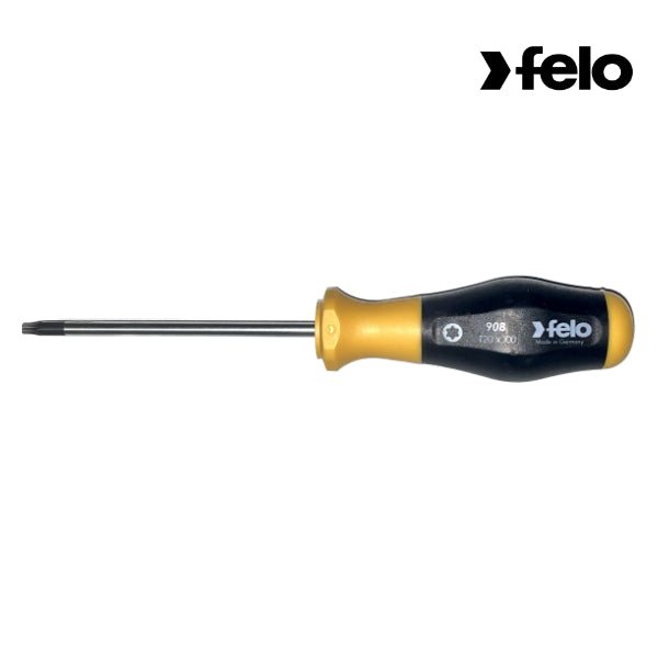 Felo - No. 9 - TORX-Schraubendreher mit 2K-Griff - Serie 908 - Gr. T6 - T30