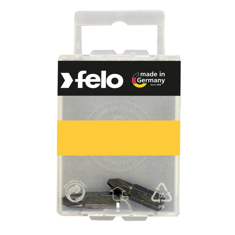 Größen PH1-PH3 2er-Set Philips 25mm Bits Industrie Felo