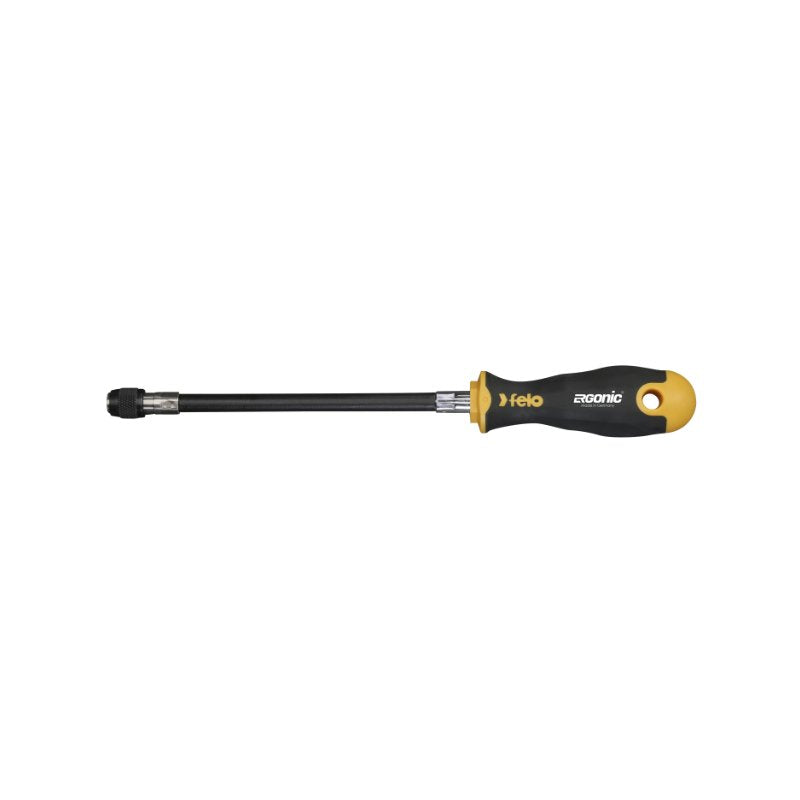 Felo - ERGONIC - FLEXIBLER Schraubendreher mit 3K-Griff 1/4 x 170 -