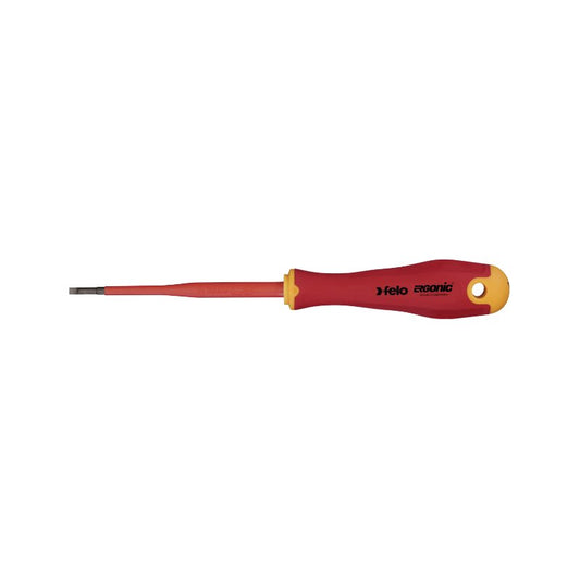 Felo - ERGONIC 413-S VDE E-Slim - Schlitz-Schraubendreher mit 3K-Griff 3,0-6,5