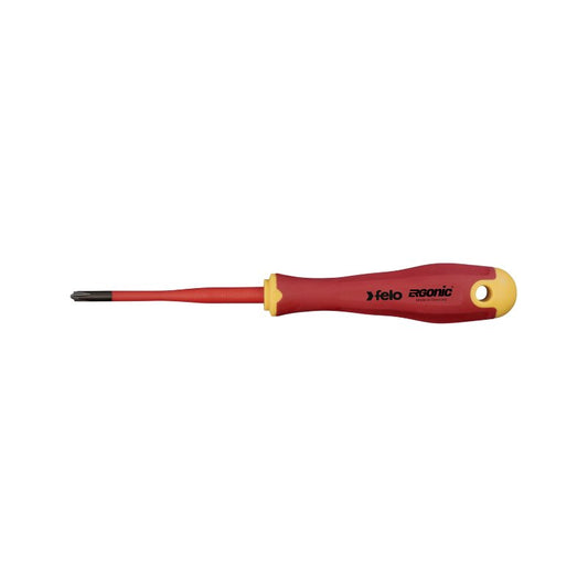 Felo - ERGONIC VDE E-Slim - (+/-) H-Schraubendreher mit 3K-Griff H 1 x 80 -