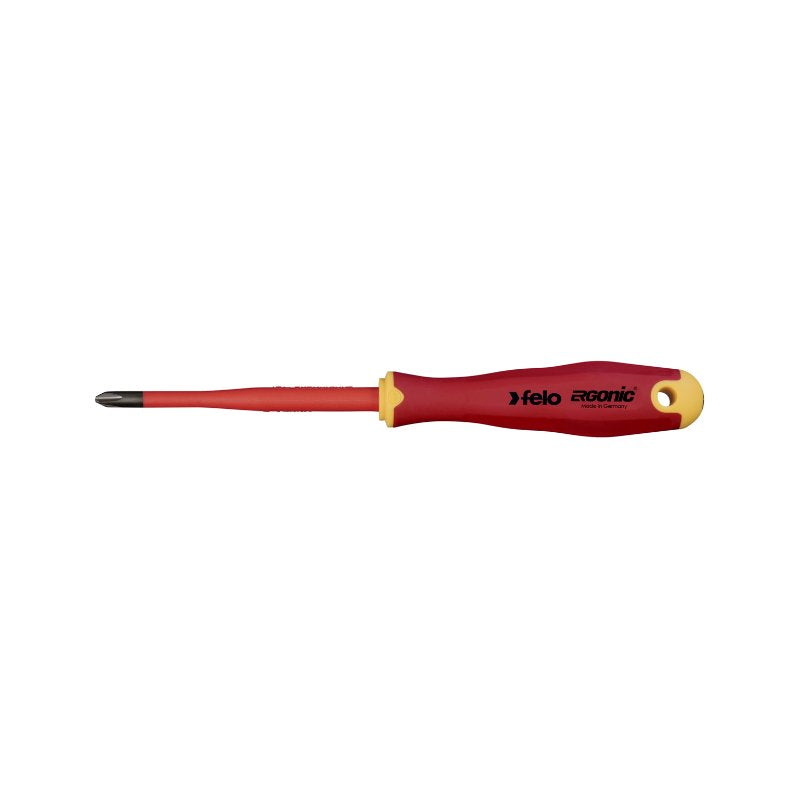 Felo - ERGONIC VDE E-Slim - (+/-) H-Schraubendreher mit 3K-Griff H 2 x 100 -