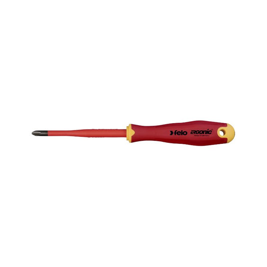 Felo - ERGONIC VDE E-Slim - (+/-) H-Schraubendreher mit 3K-Griff H 2 x 100 -