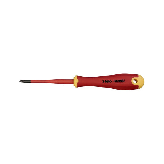 Felo - ERGONIC VDE E-Slim - (+/-) Z-Schraubendreher mit 3K-Griff Z1 x 80 -