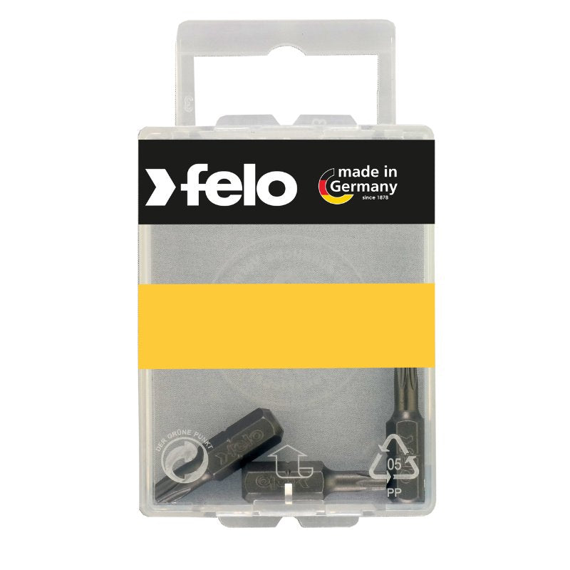 TX10/15/20 3-teilig Torx 25mm Industrie Bits Felo