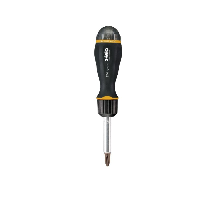 Felo - Magazingriff mit Ratsche und 8 Bits, ergonomischer Griff SL/PZ/PH/BH