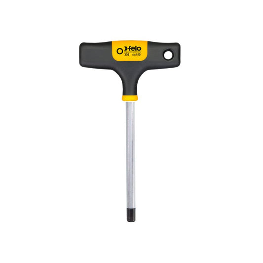 Felo - T-Griff Sechskant mit 2K-Griff HEX 4 mm x 150 -