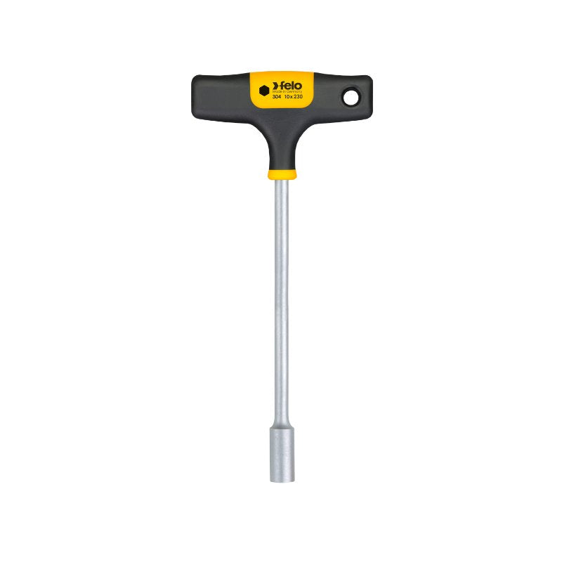 Felo - T-Griff Steckschlüssel mit 2K-Griff SW 10 mm x 230 -