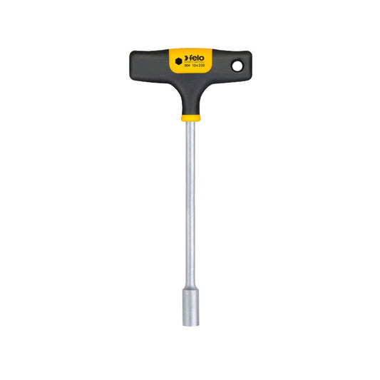 Felo - T-Griff Steckschlüssel mit 2K-Griff SW 13 mm x 125