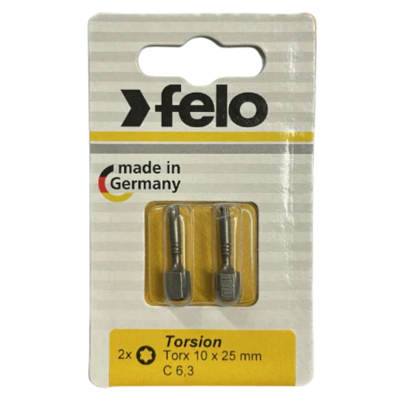 Größen TX10-TX40 2er Sets Torsion Bits Torx 25mm Felo