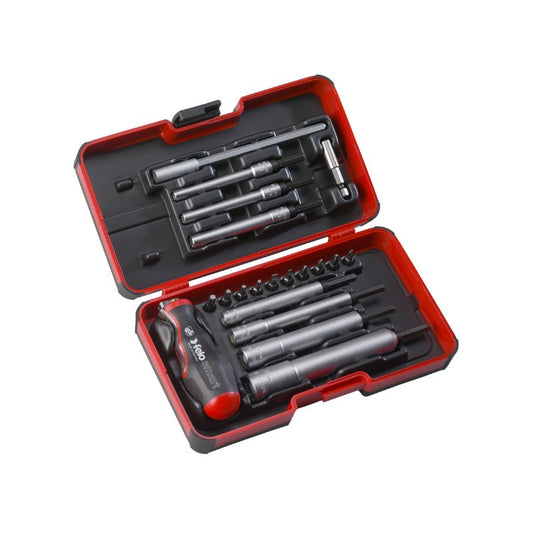 Felo - smart Evo M-Tec - Werkzeugsatz mit M-Tec Steckschlüsseln, 20-tlg. -