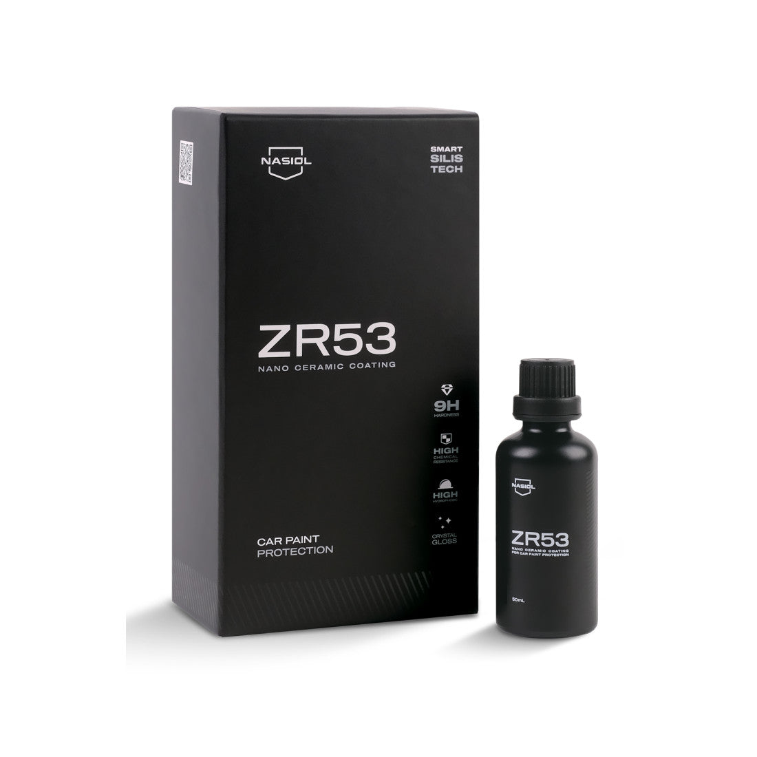 Nasiol ZR53 Keramikversiegelung 50 ml – 10H, 3+ Jahre Schutz, Hochglanz