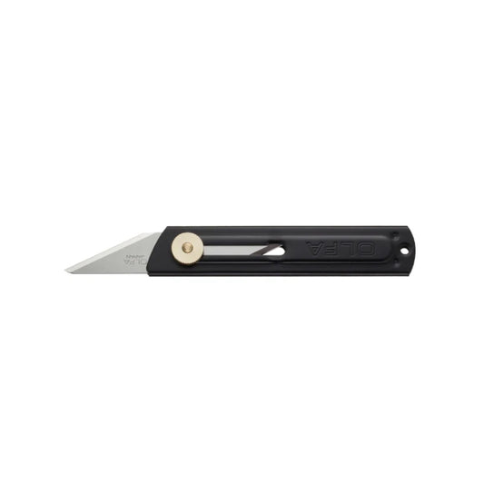 OLFA CK-1 Handwerksmesser / Schnitzmesser mit Metallgriff, 35mm Schneide.
