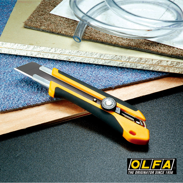OLFA XH-1 Hochleistungsmesser in X-Design mit Feststellrad, mit 25mm Klinge