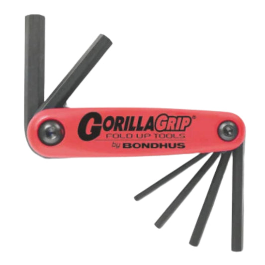 Bondhus GorillaGrip Sechskant Imbus Klapphalter HF7MS, Hex Metric 7-tlg. -