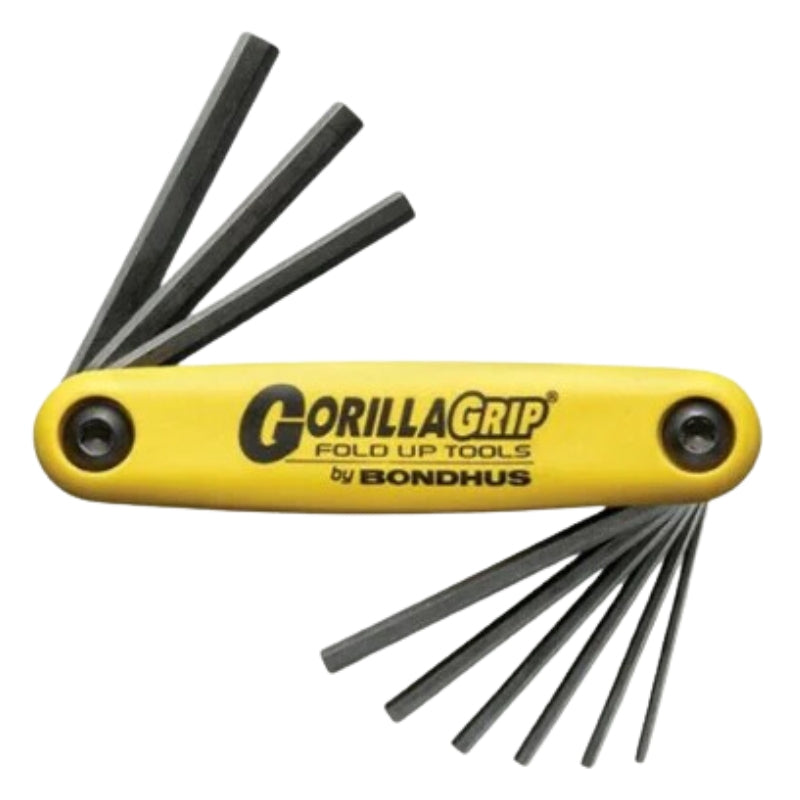 Bondhus GorillaGrip Universal Klapphalter HF9, Hex Inch (Zoll) 9-tlg. 5/64-1/4