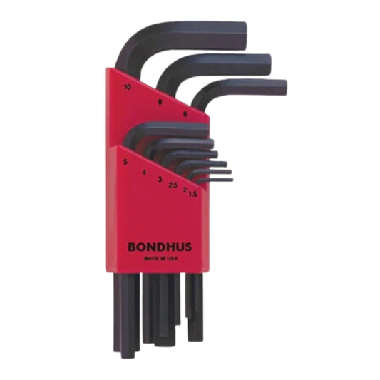 Bondhus HLX9MN 9-er Set Winkelschlüssel Hex End Sechskant 1.5-10mm - kurz