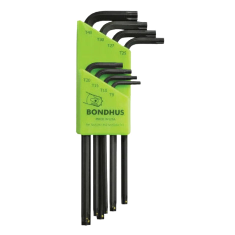 Bondhus PHTX8 8-er Set. Winkelschlüssel ProHold® TORX® - T9-T40 ProGuard™