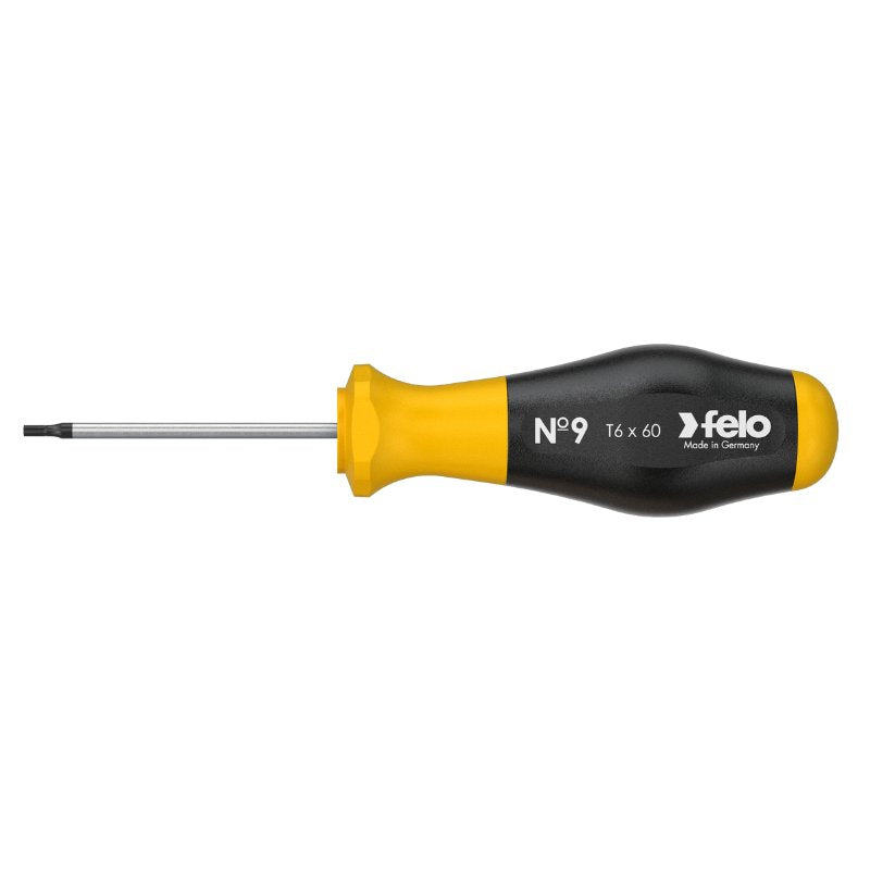 Felo - No. 9 - TORX-Schraubendreher mit 2K-Griff - Serie 908 - Gr. T6 - T30