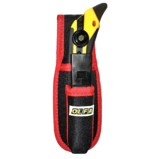 Olfa L-5 Cutter +5 Klingen LBB 18mm +Tasche Sparpack Set - Feststellrad