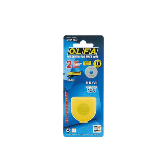 Olfa RB18-2 (10tlg) Ersatz- Klinge Rundklinge 18mm - 2-er Pack.