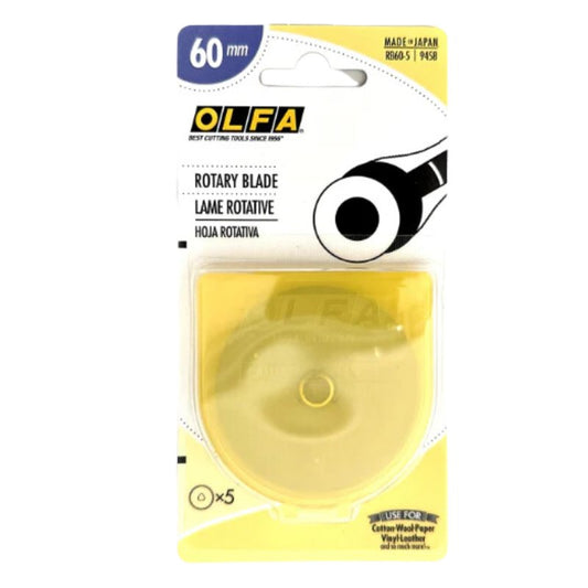 OLFA RB60-5 (5tlg) Ersatz- Klingen / Rundklingen 45mm - 5 Klingen-Pack