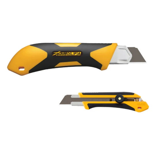 OLFA XH-1 Hochleistungsmesser in X-Design mit Feststellrad, mit 25mm Klinge