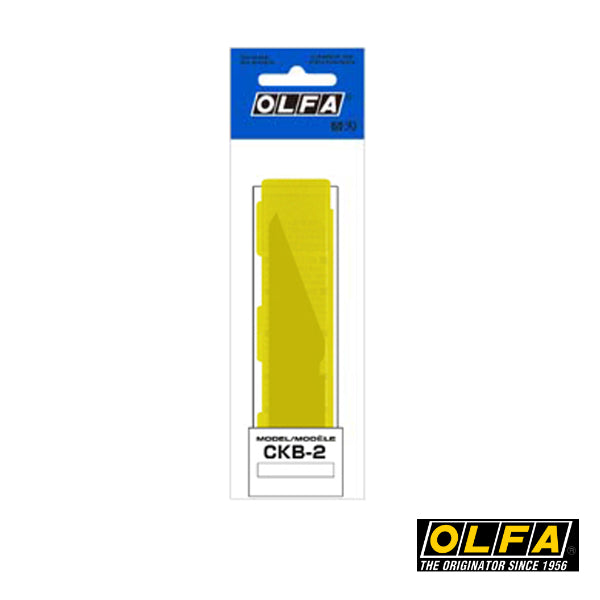 Olfa CKB-2 (2tlg.) Edelstahlklingen für OLFA CK-2 Taschenmesser - 20mm