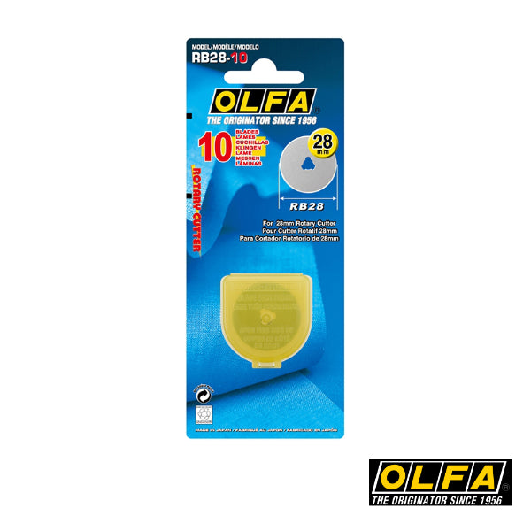 Olfa RB28-10 (10tlg) Ersatz- Klinge Rundklinge 28mm - 10-er Pack