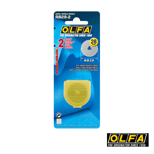 Olfa RB28-2 (2tlg) Ersatz- Klinge Rundklinge 28mm - 2-er Pack.