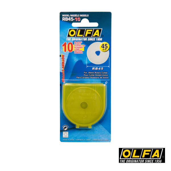 Olfa RB45-10 (10tlg) Ersatz- Klinge Rundklinge 45mm - 10-er Pack.