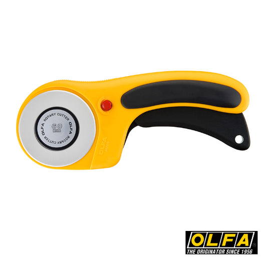 OLFA RTY-3/DX Deluxe Rollschneider 60mm mit ergonomischen Griff